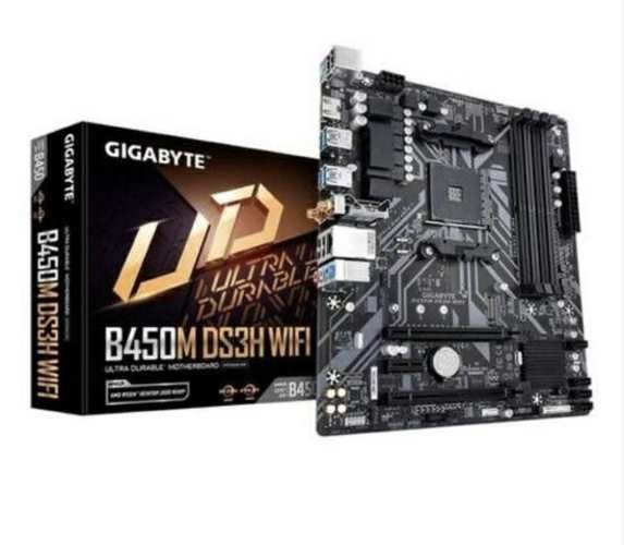 Placa madre Gigabyte B450m Ds3h Wifi Nueva