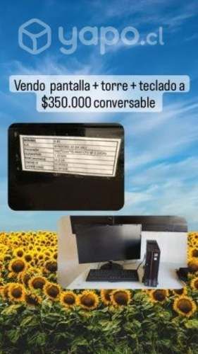 Computador (pantalla + torre + teclado)