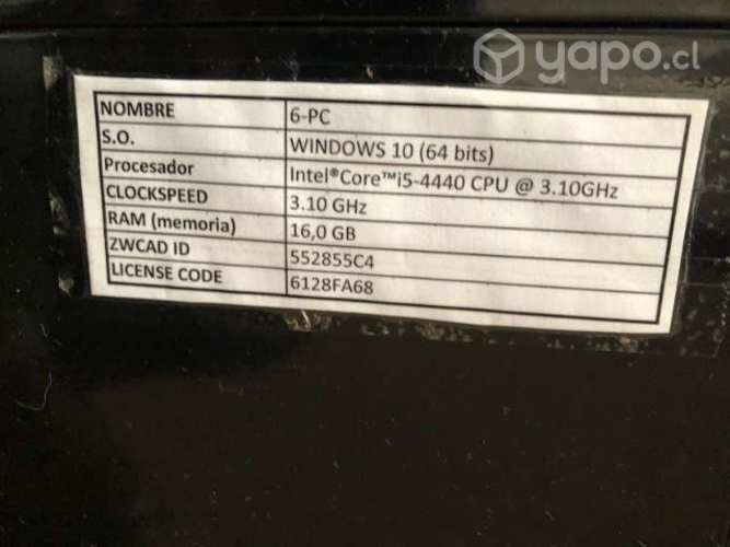 Teclado + pantalla + torre