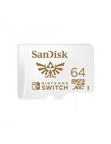 Memoria micro sd sandisk 64gb nintendo switch/lite