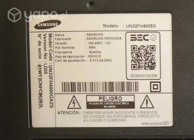 Televisor samsung 32 pulgadas smartv