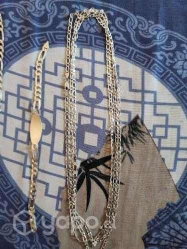 Cadenas y piocha plata 925 nuevas.