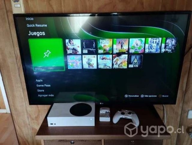 Consola Xbox Series S + 4 pilas + cargador