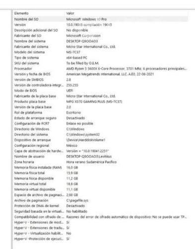 Pc gamer de escritorio gama alta