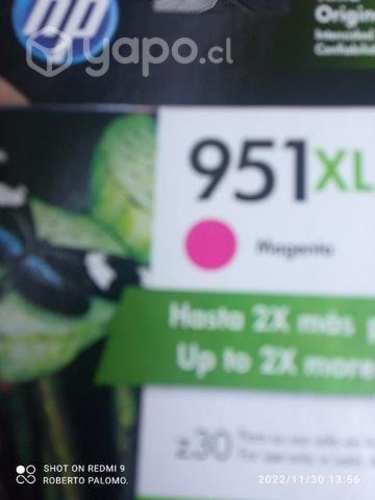 Tinta HP 951xl Magenta original de alta