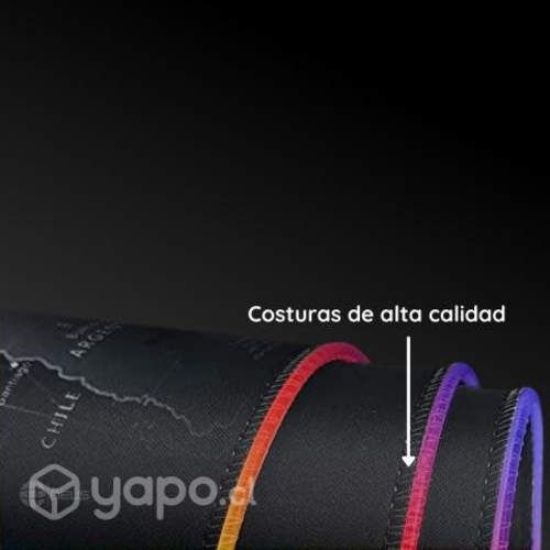 Mouse Pad Gamer Antideslizante + Luz Led RGB-01 Xl