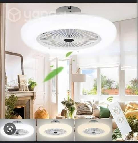 ventilador lámpara led