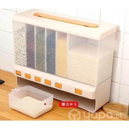 Dispensador 6 En 1 De Cereales Granos Frutos Secos