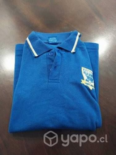 Polera Escuela Villa las nieves, manga larga pique