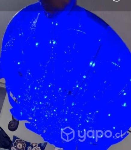 Hermosa lampara con sus accesorios de vidrio