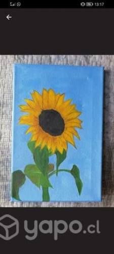 Cuadro de girasol