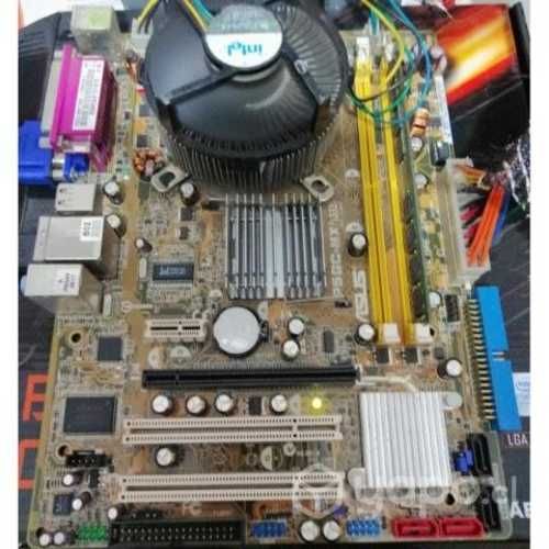 Placa Madre Asus Psgc-mx Core2duo E4600 + Ventilad