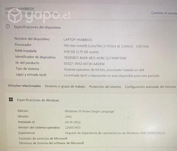 Notebook ASUS VIVOBOOK 14