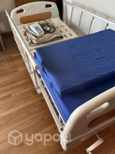 Catre Clinico con colchón antiescaras