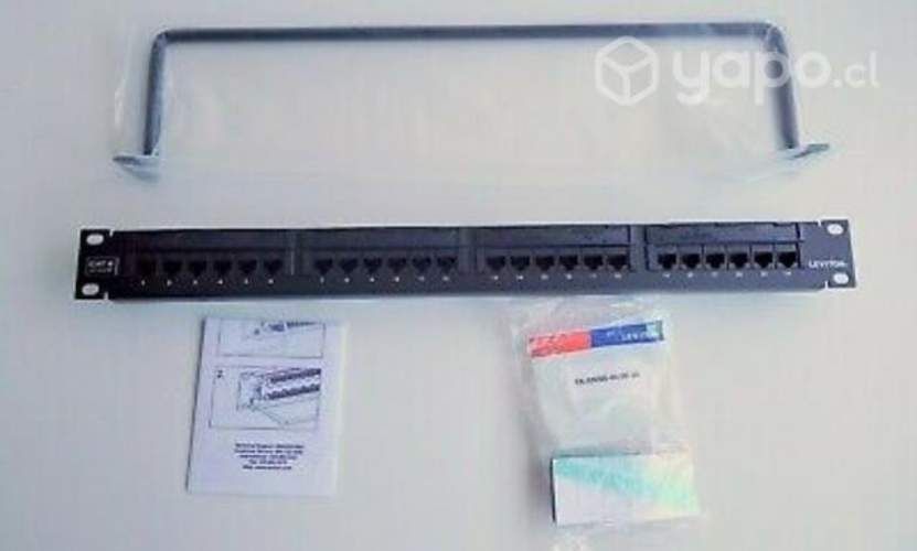 Patch panel cat6 24p Leviton