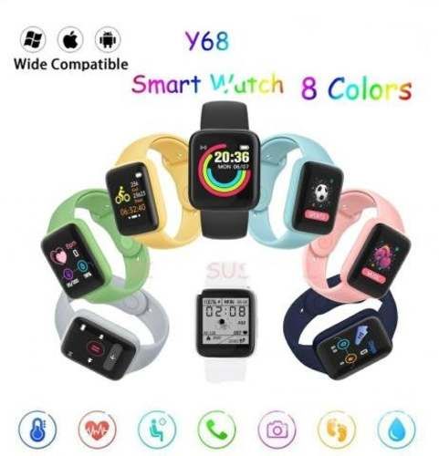 Reloj Inteligente Smartwatch Y68 Muchas Funciones
