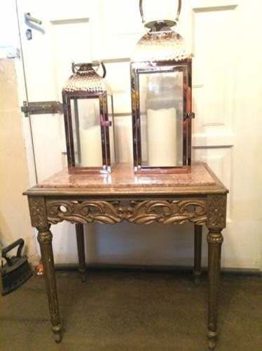 Mesa lateral mármol antigua