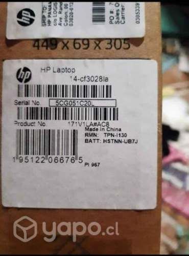 Notebook HP + impresora BROTHER