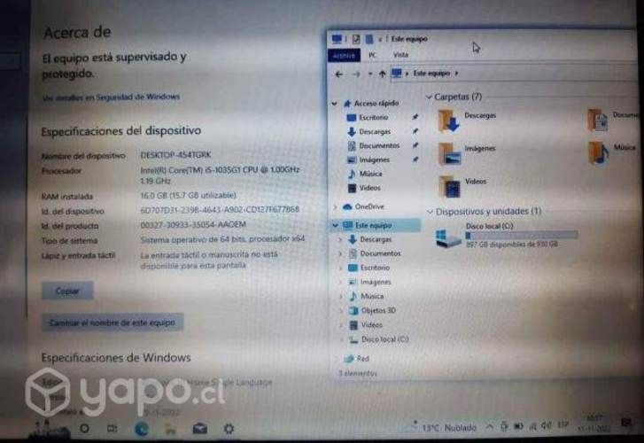 Notebook HP + impresora BROTHER