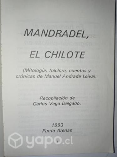 Libro Mandradel, el chilote