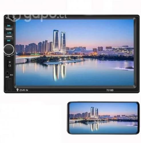 Radio Auto 2 Din Mirror Link Bt Pantalla Tactil Mp