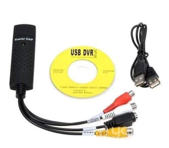 Capturadora Audio Video Usb 2.0 Rca Av Dvr Pc Note