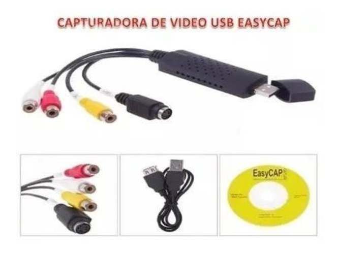 Capturadora Audio Video Usb 2.0 Rca Av Dvr Pc Note