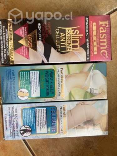 Cremas anticelulitis y mascaras faciales black oli