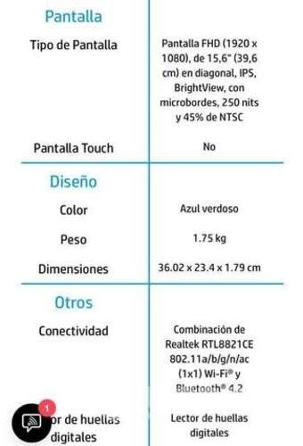 Notebook HP casi nuevo