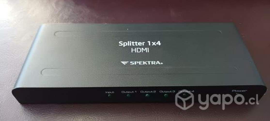 Splitter 1x4 HDMI Marca Spektra