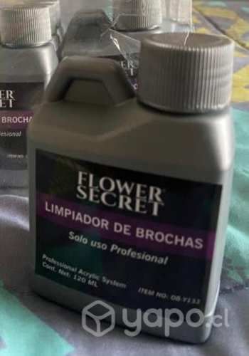Limpiador De Brochas Flower Secret, Uñas Acrílicas