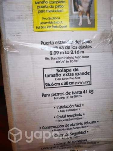 Puerta para mascotas