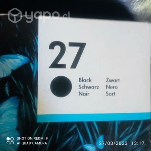 Tintas hp diversos modelos originales