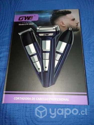 Máquina Corta Cabello Barba Nariz 3 En 1