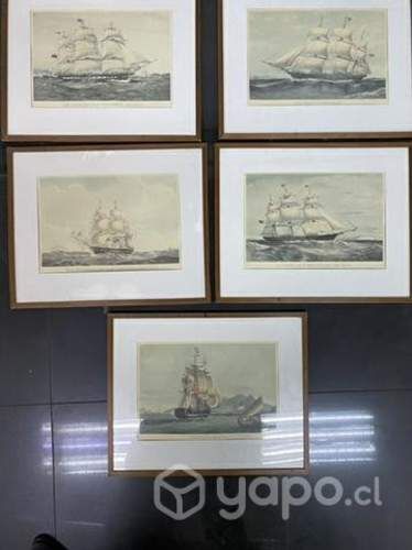 Cuadros de barcos antiguos