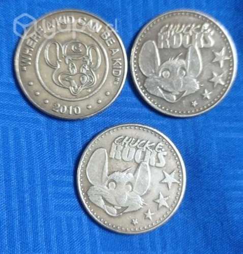 Monedas fichas coleccionables
