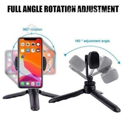 Trípode 360 Giratorio Multifuncional para Celular