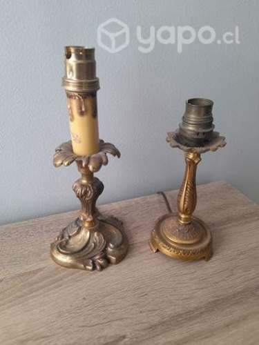 Pie de lampara bronse