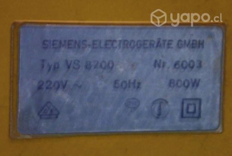 Aspiradora siemens electronic s82 alemana 800w