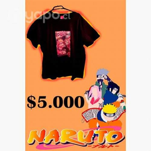 Poleras estampadas anime