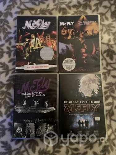 MCFLY DVD como nuevos