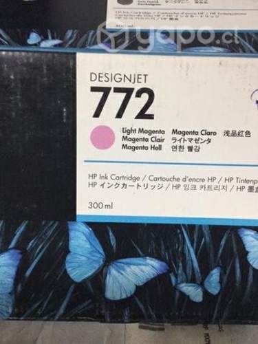 Tintas hp 772 colores originales de 300ml