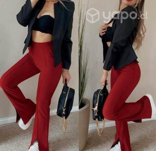 Calzas flare de mujer