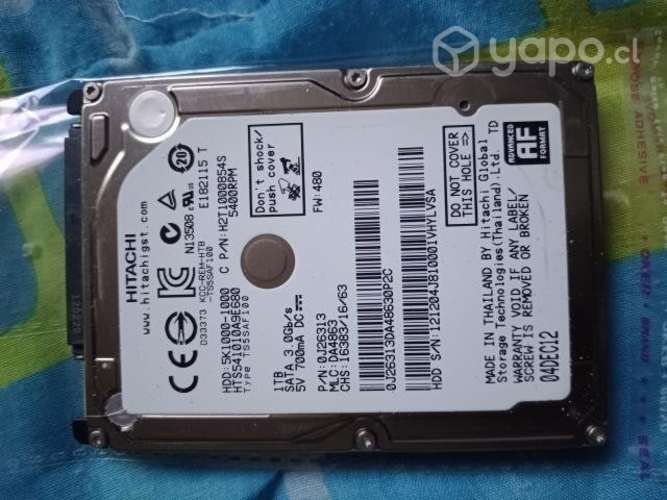 Disco Duro 1TB Hitachi