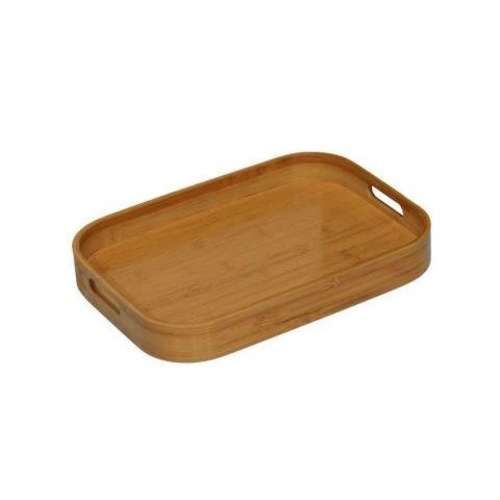 Set de 3 bandejas de madera bambú