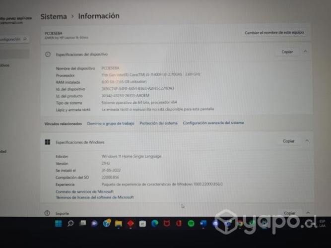 HP Notebook Gamer OMEN