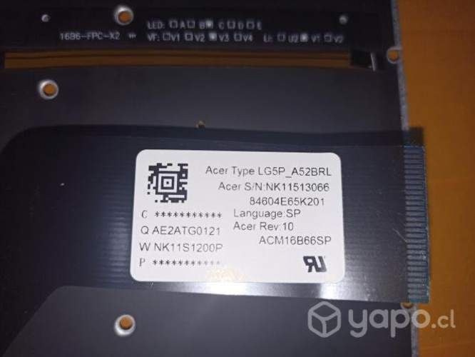 Teclado Gamer ACER NITRO 5