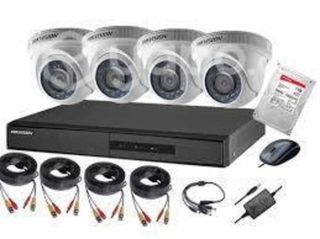 Pack 4 Cámaras Hikvision Turbo HD Domo 720p
