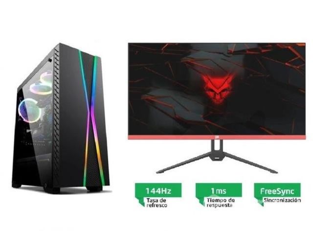 Gamer + Monitor 24 Gamer Amd A12 16gb 240 M.2 Win