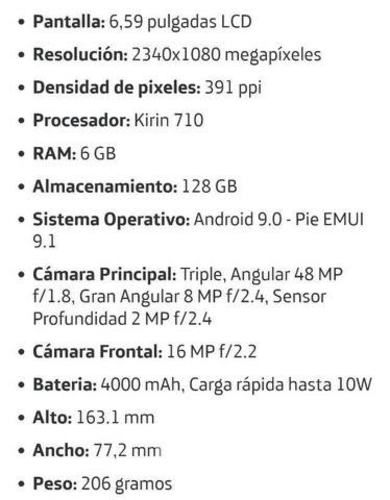 Huawei Y9s buen estado